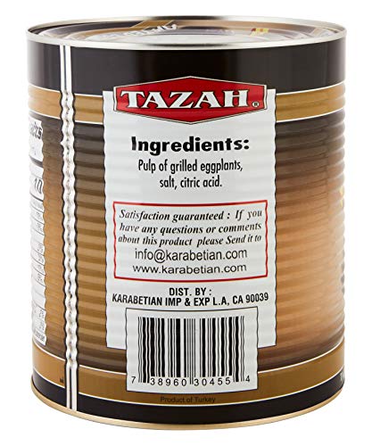 Premium Roasted Eggplant Pulps 6.2 Pounds