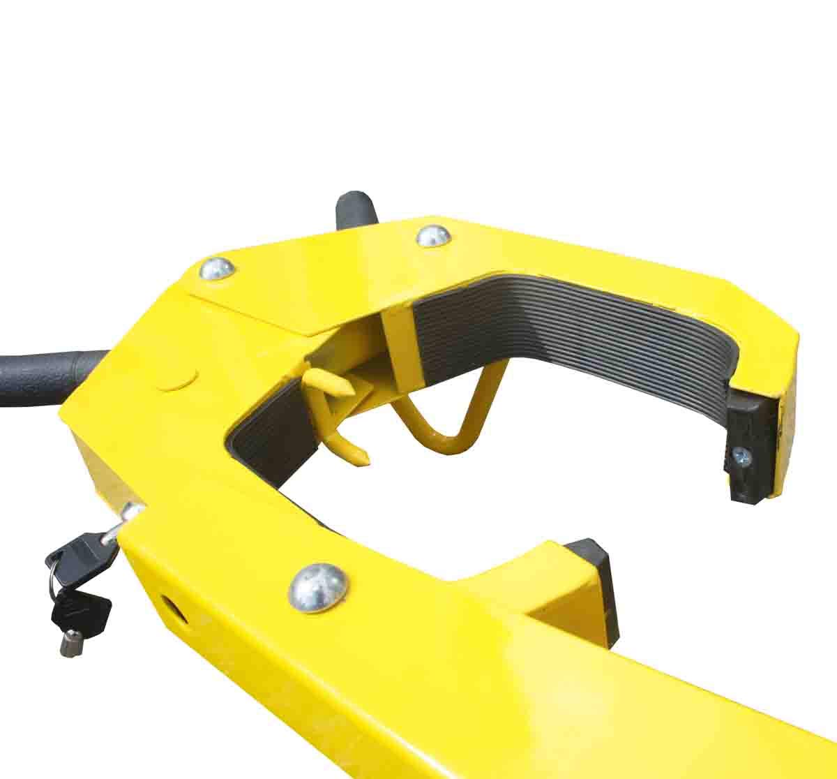 RS PRO Sabot de roue en acier jaune