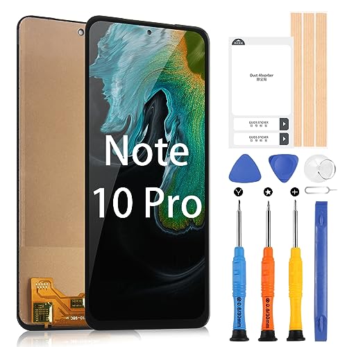 ARSSLY Pantalla para Xiaomi Redmi Note 10 PRO 5G/Note 10 PRO Max/Note 11 PRO Pantalla LCD táctil digitalizador reparación piezas de repuesto con herramientas (no para Mi Note 10 PRO)