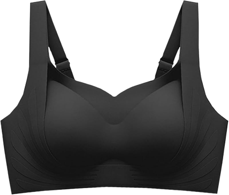 Anti-Sagging Adjustment Comfort Daily Bra,Pollution Wireless V Neck Comfort Bra,Posture Correction Bras for Women