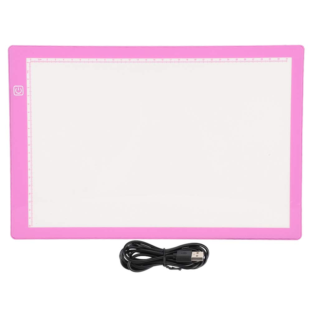 A4 Light Board, Eyesight‑Protected Technology A4 Portable LED Light Box A4 Tracing LED Copy Board, Portable LED Light Pad for Artists Drawing Sketching