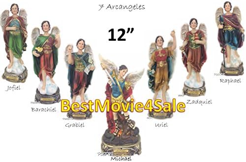 YuanKanJu Luciana Collection 7 ARCHANGELS - 7 ARCANGELES 12 INCH Statues Complete Set