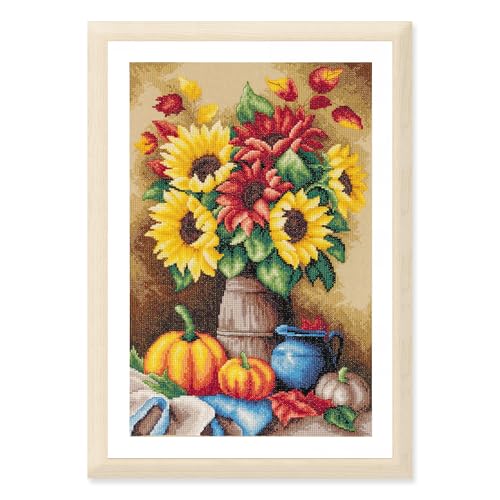 Broderie Point de Croix Nature Morte Kit Complet avec Patron Détaillé Lanarte