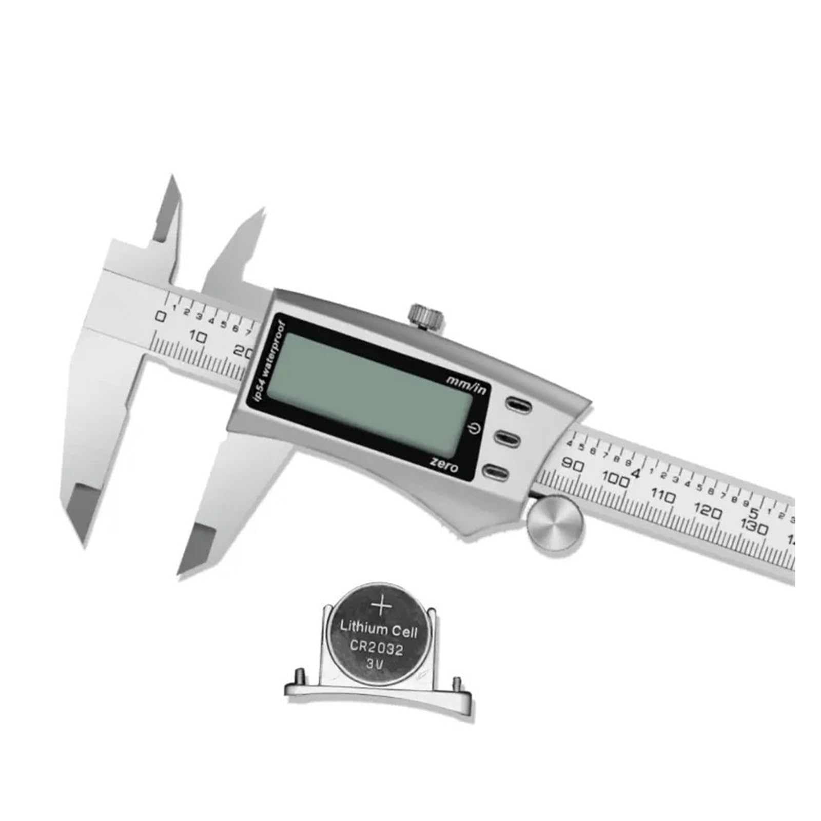 0-150mm elektroniczna suwmiarka metalowa suwmiarka cyfrowa linijka ze stali nierdzewnej narzędzia pomiarowe LCD
