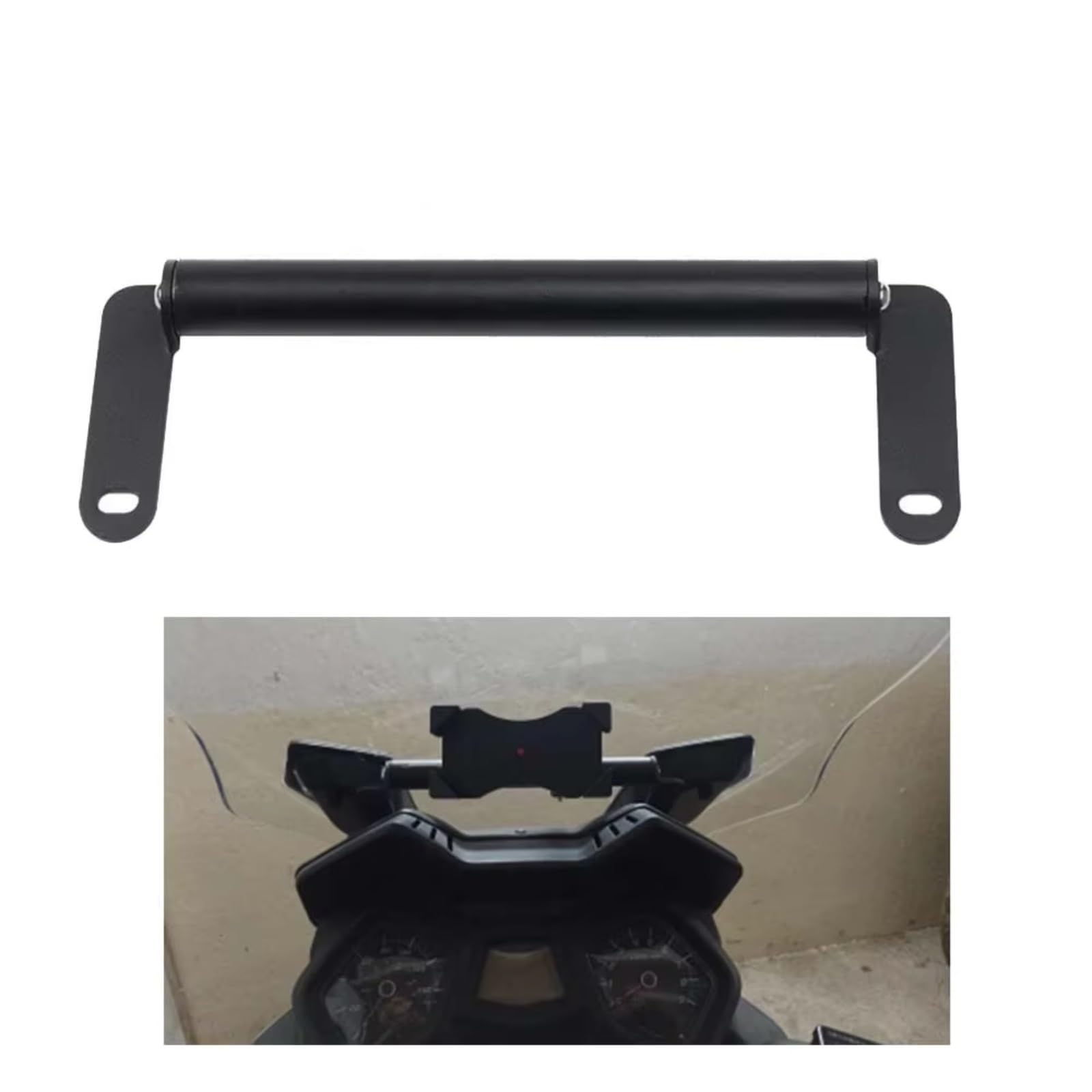Guidon Porte Téléphone Compatible Avec SYM Pour Cruisym 125 I Support De Navigation GPS Pour Téléphone, Adaptateur De Support De Navigation Pour Moto Support De Pare-brise De Moto