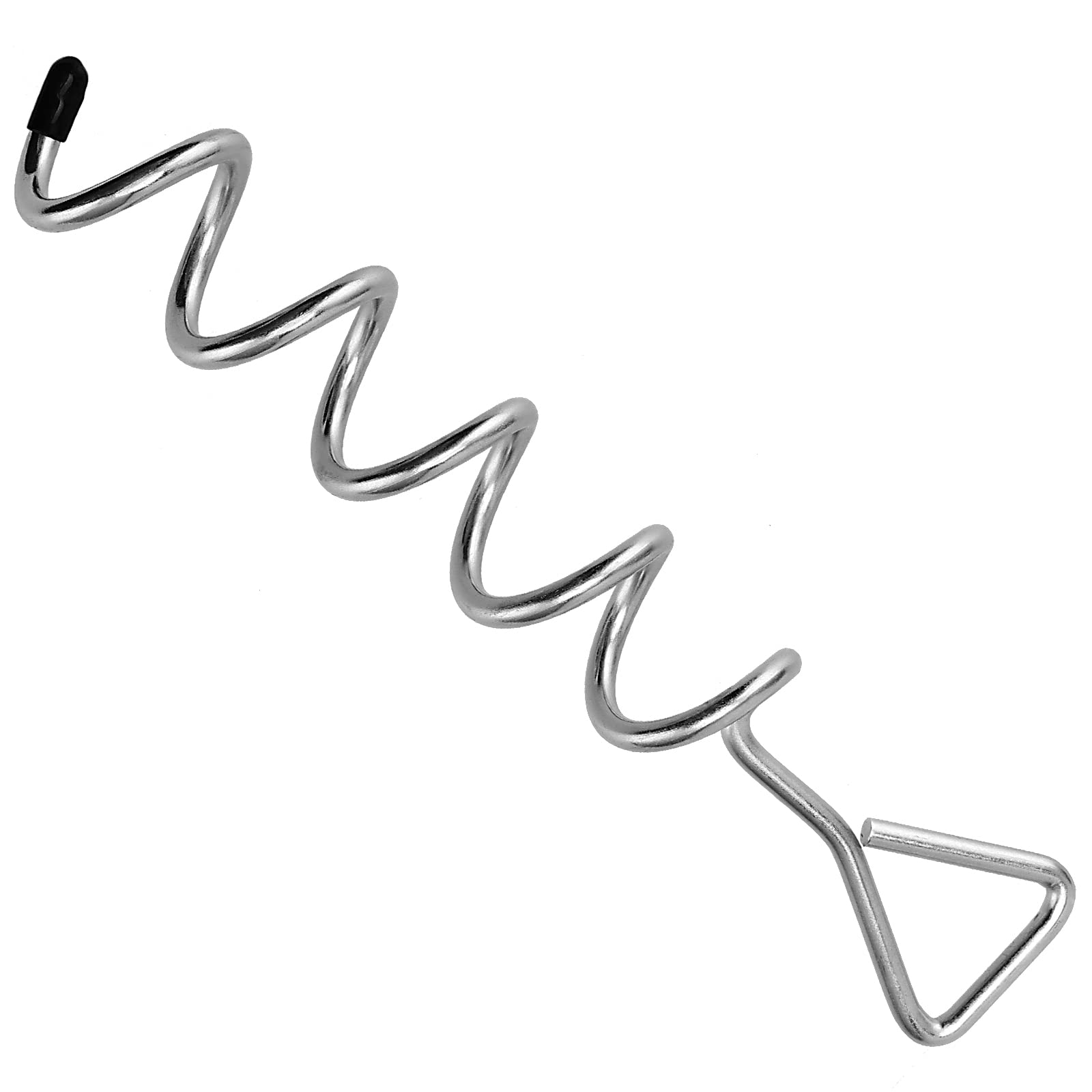 SINJEUN Set di 6 kit di ancoraggio per trampolino, kit di ancoraggio per trampolino, resistente con cinghie regolabili da 2,3 m, kit di fissaggio a spirale per tende, altalene, capannoni da giardino,