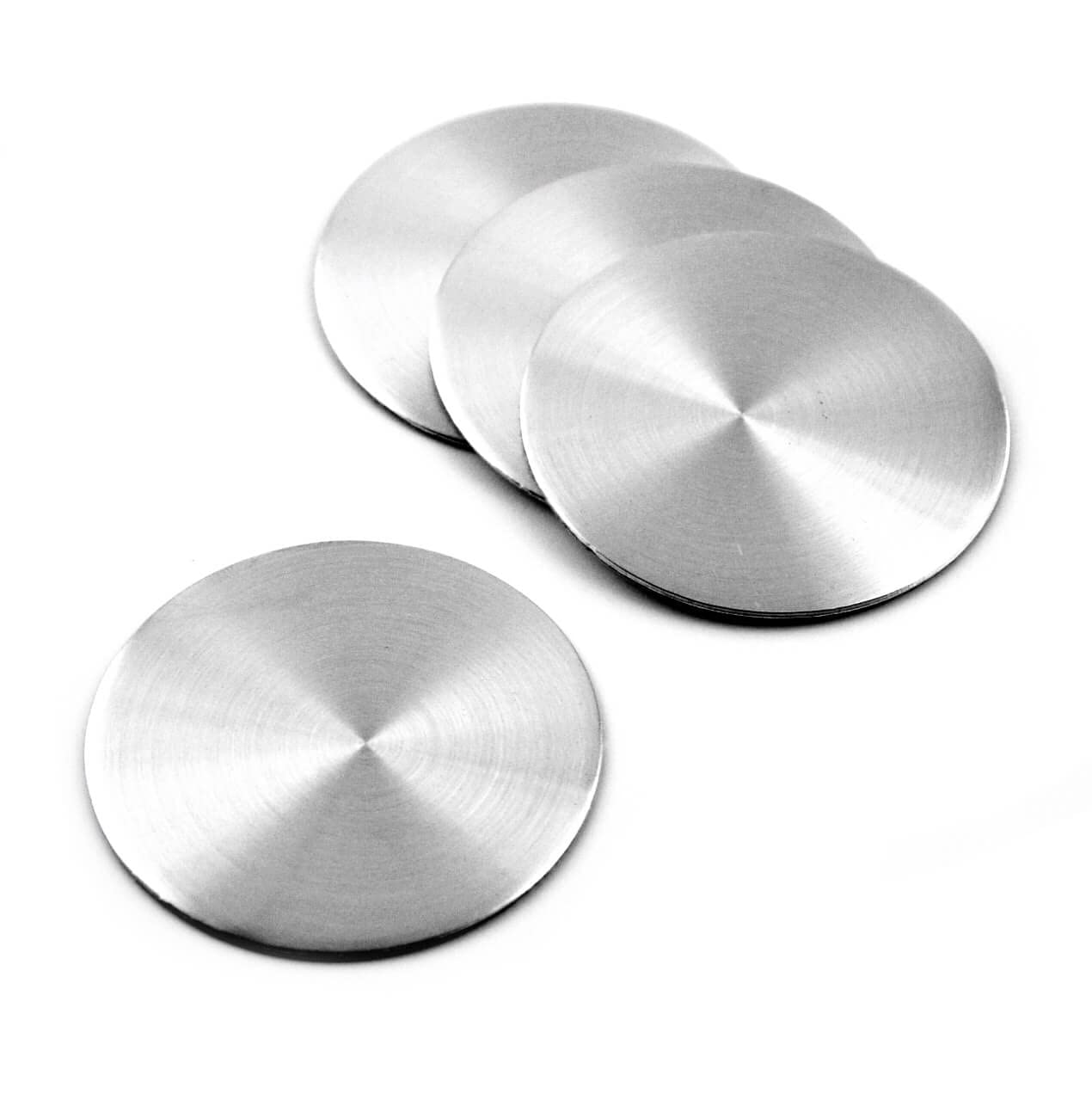 Snapklik.com : 4pcs 50mm/1.97in Wheel Center Caps Stickers Sliver ...