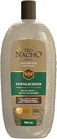 Tio Nacho Shampoo Fortalecedor Antiqueda Natural Com Poder Da Natureza Para Cabelo Fraco E Quebradiço, Fórmula Carbon Free Que Fortalece Os Fios E Reduz A Queda, 950 Ml, 1 Pack