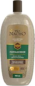 Tío Nacho Shampoo Fortalecedor Antiqueda Natural com Geleia Real e Ervas Milenares – Fortalecimento Capilar, Controle da Oleosidade e Prevenção da Queda 950ml