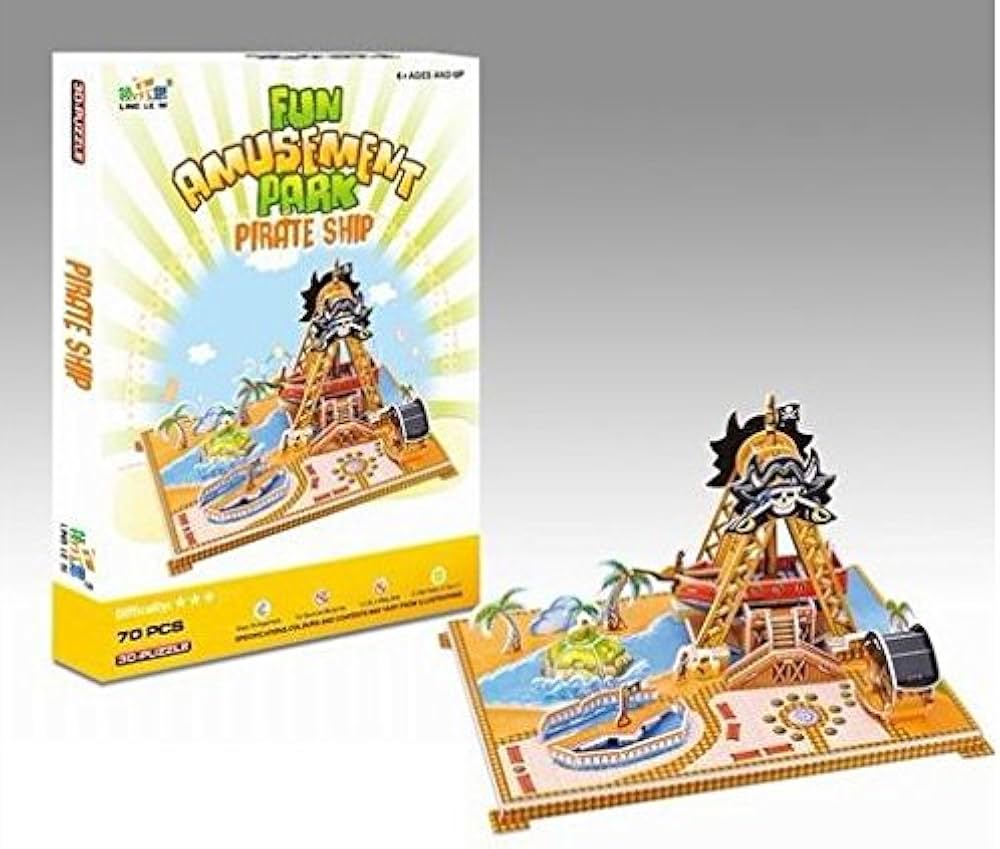 Big Daddy's 3-D Puzzel Building Set, Fun Amusement Park Series, Create A Pirate  Ship Thriller Ride : Buy Online at Best Price in KSA - Souq is now  Amazon.sa: Toys