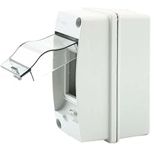 Consumer Unit,Garage Consumer Unit Power Distribution Protection Box Transparent Cover Power Distribution Box For Home Indoor And Outdoor Wall Power Stations
