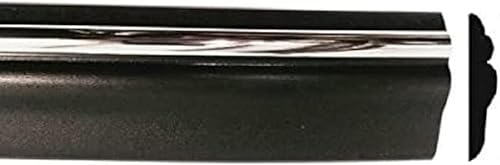 Automotive Authority - Repuesto de moldura lateral cromada negra para camioneta Dodge Ram 1994-1997  1-78 pulgadas de ancho (rollo medio - 12 pies)