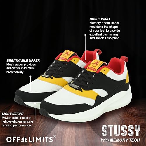 Image of OFF LIMITS Men's STUSSYY (Memory TECH) Running Shoes