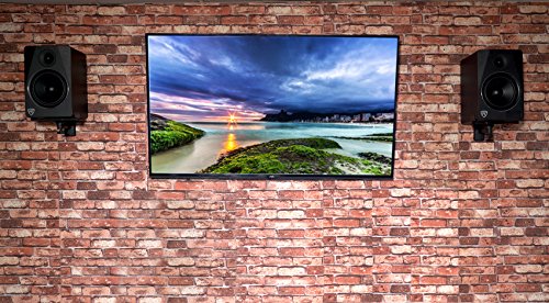 Pair Rockville Rhsb8 Wall Mount Swivel Home Theater Bookshelf Speaker Brackets,Black #TOP1