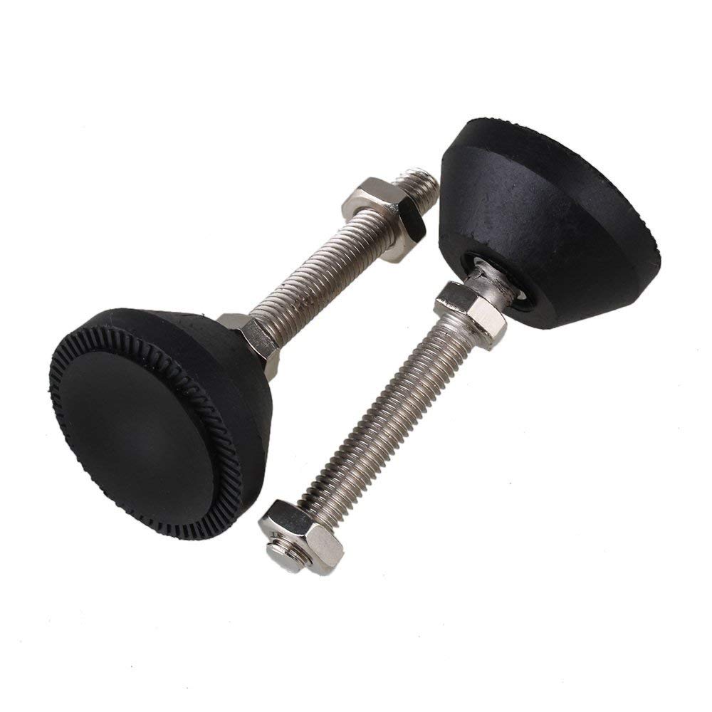 AVIMYA Piedini di livellamento for mobili regolabili 4 pezzi Pad dia 40mm Giunto universale M10 filettato for mobili con prese filettate