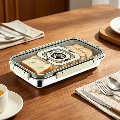 Boîte en acier inoxydable pour organiser votre réfrigérateur et placard - 4