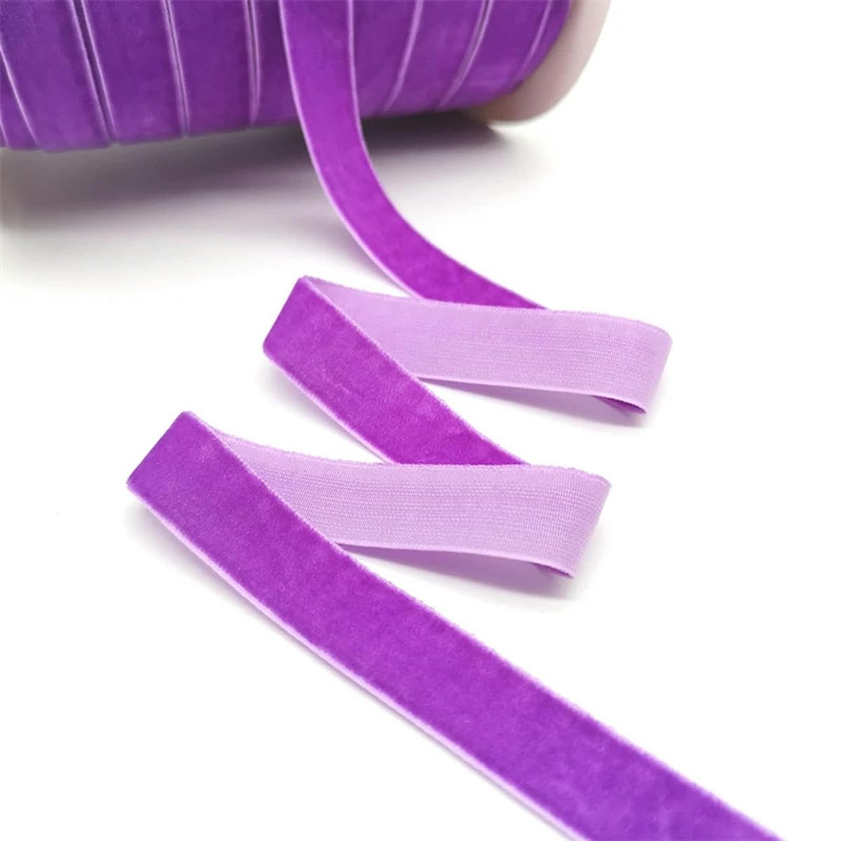 Samtband, 4,5 m, 6–25 mm, Samtband, Hochzeit, Party, Dekoration, handgefertigtes Band, Geschenkverpackung, Haarschleife (grün, 25 mm breit)