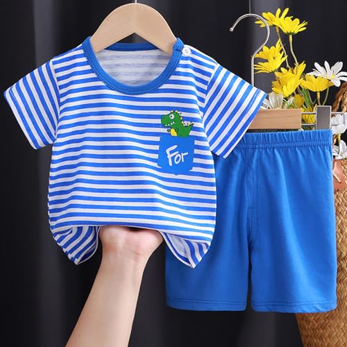 Image of Toddler Boys 4 PCs T-shirts and Shorts Set Baby Summer Clothes Outfit