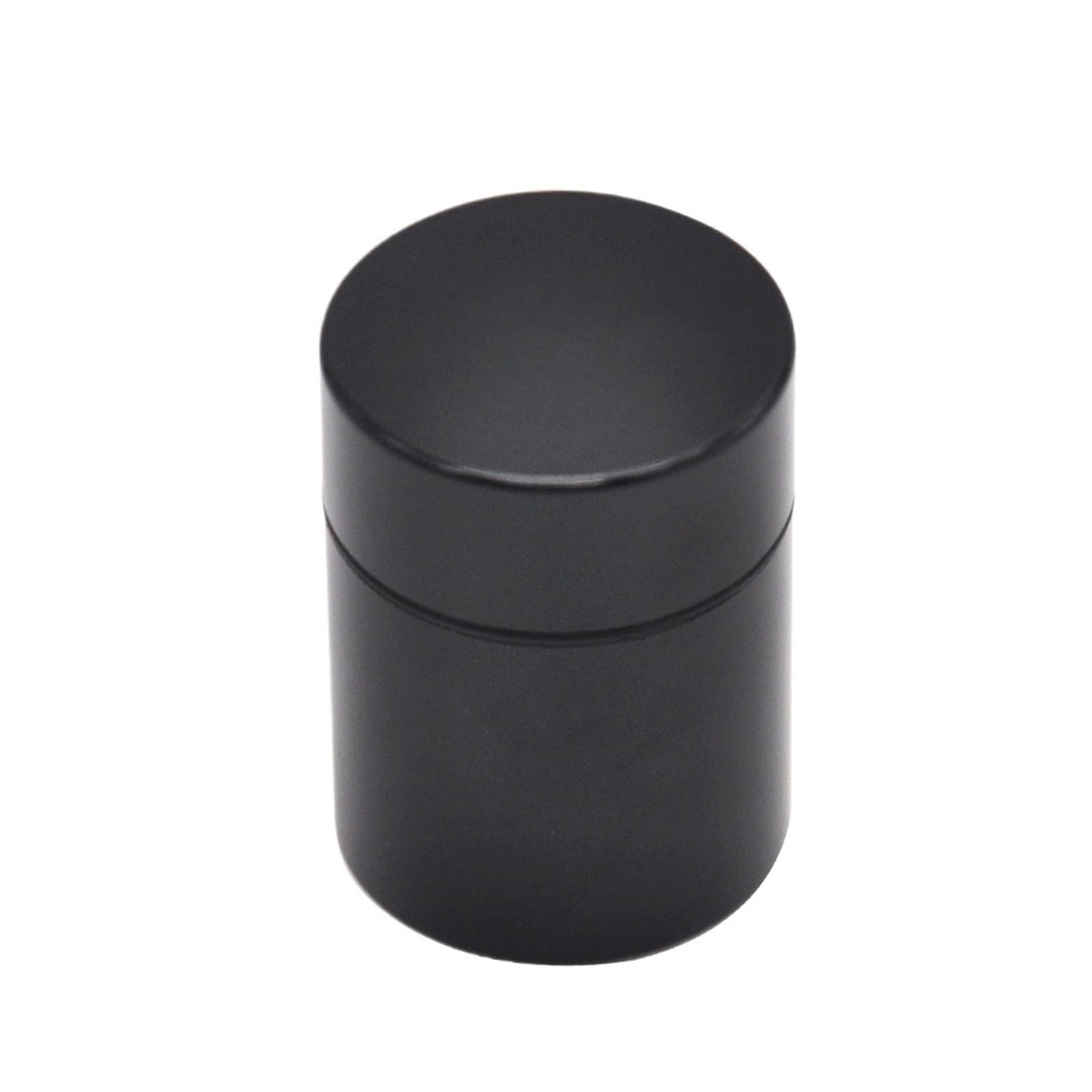 XIEHYA 6pcs Muti-Functional Herb Stash Tea Jar Storage Containers Airtight Smell Proof Aluminum Smoking Accessories Box Pill For Tea(Black)