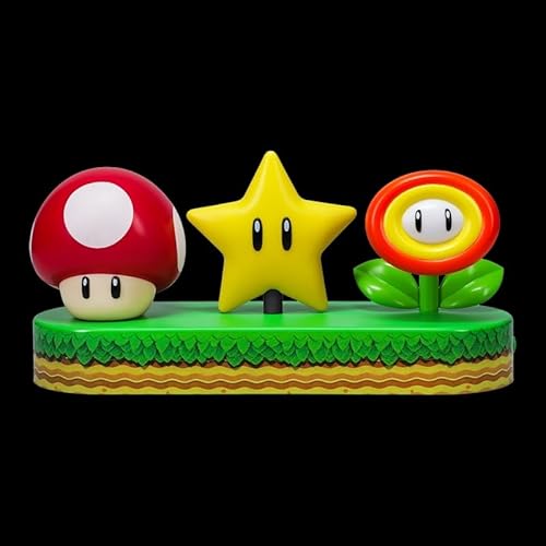 Super Mario Icon Light - Lampada da scrivania con licenza ufficiale Mario Brothers, decorazione per sala giochi e merchandising per ragazzi e ragazze, accessorio regalo per camera da letto - Gadget - Immagine 3