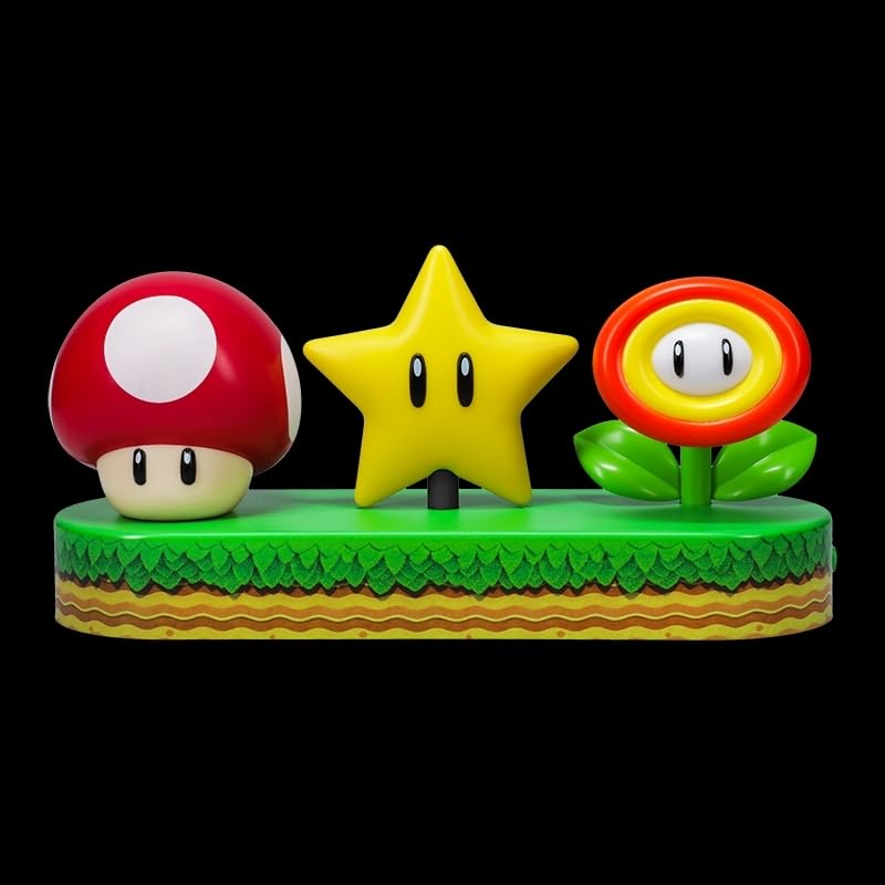 Paladone スーパーマリオ アイコンランプ Paladone Super Mario Fire Flower Icon Light - Officially Licensed