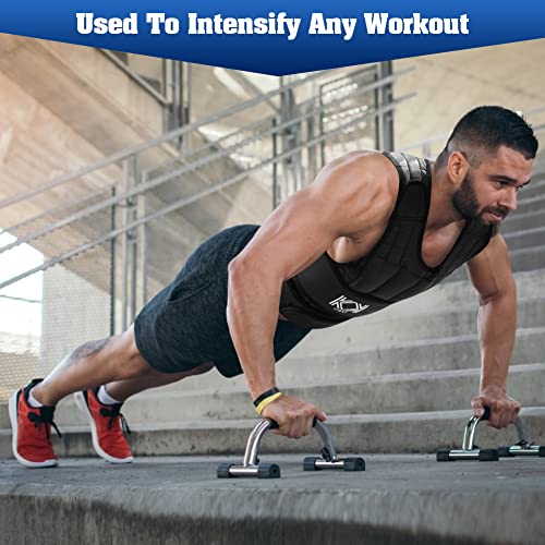 KK Weight Vest 10kg, 20kg Adjustable Fitness Strength Training Workout Exercise - Image 5