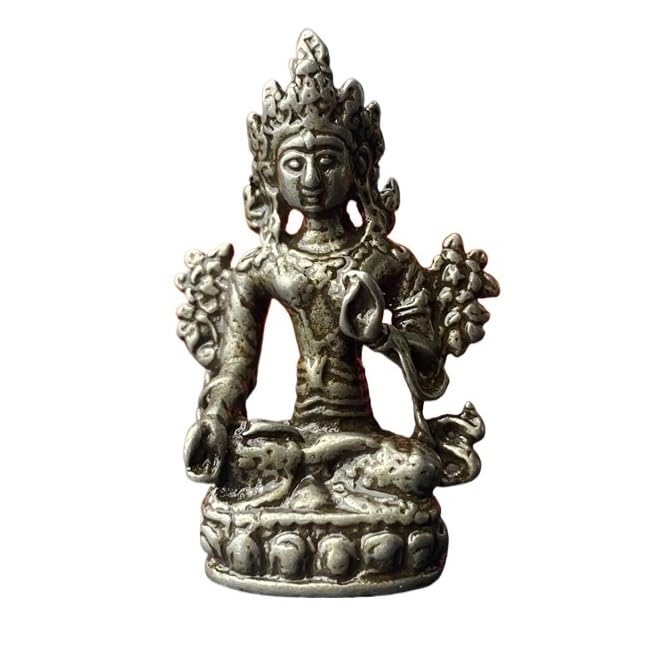 Statuette Guanyin en fer miniature de 4,6 cm pour ancrage et rituel spirituel