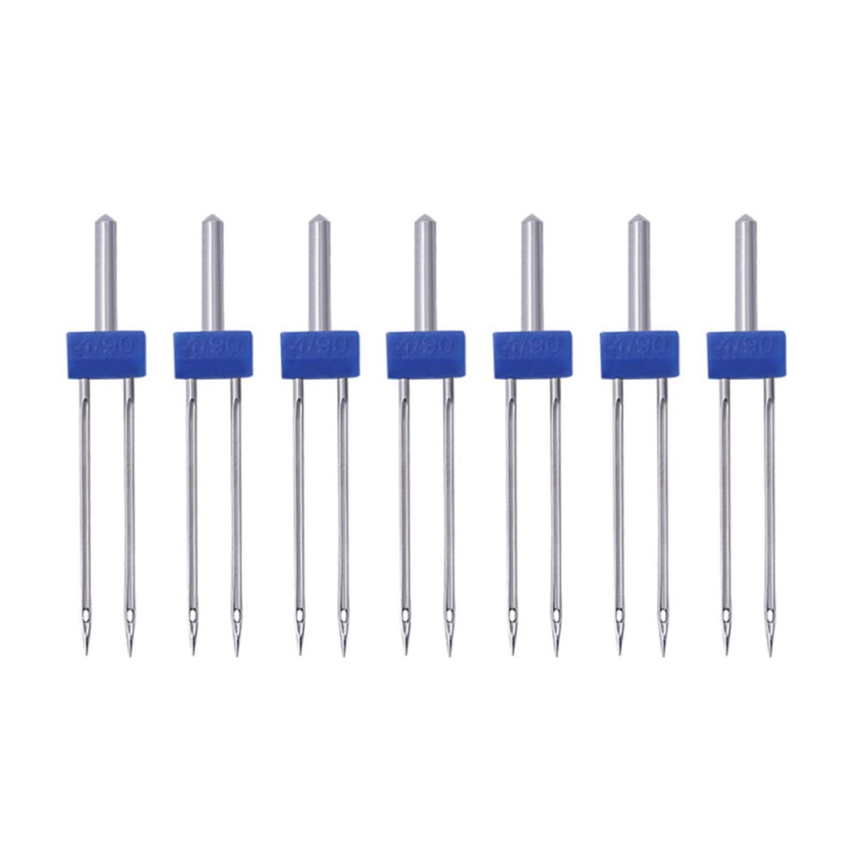 YARNOW 100 Stück Multifunktionale Zwillingsnadel aus Metall für Haushaltsnähmaschinen mit Gleichzeitiger Stichfunktion und Tragbarem Spitzen Bausatz Modell C01 005 00170