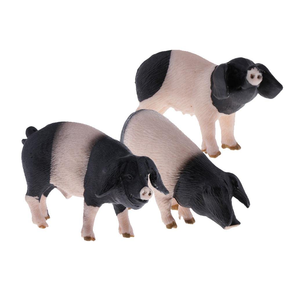 SECRET DESIRE SDR Simulation Pig Farm Animals Model Figure Educational Toy Home Decor Porket