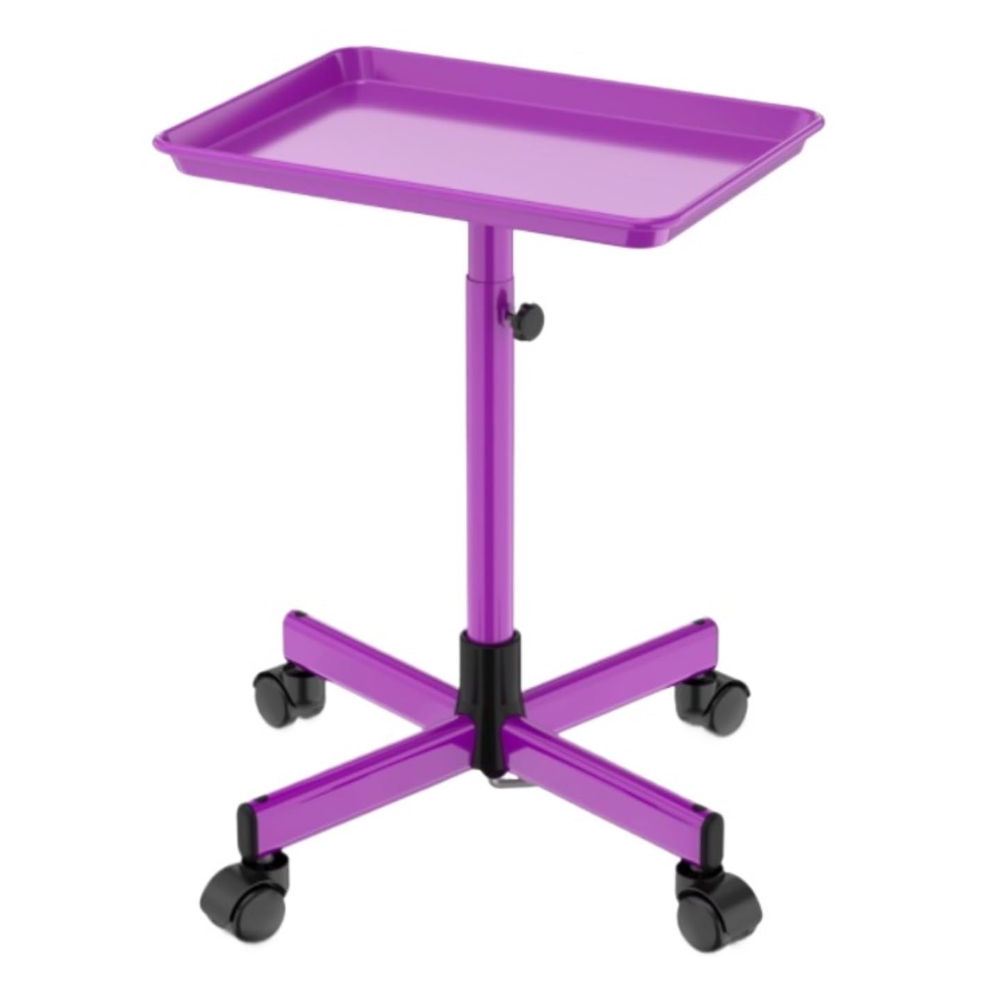 4 Wheels With Adjustable Height Barber Shop Hair Salon For Shops(Purple)