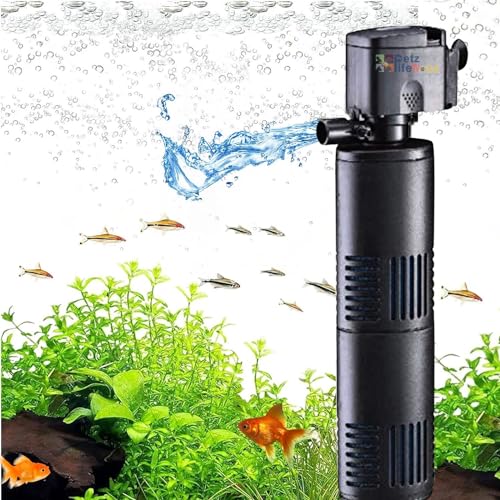 Image of Sobo Wp-3200F | Power : 25W | F.Max : 1200L /H | Upto 3.5 Feet Tank | 3 in 1 (Filtration, Oxygenation & Circulation) Aquarium Internal Filter Fully submersible