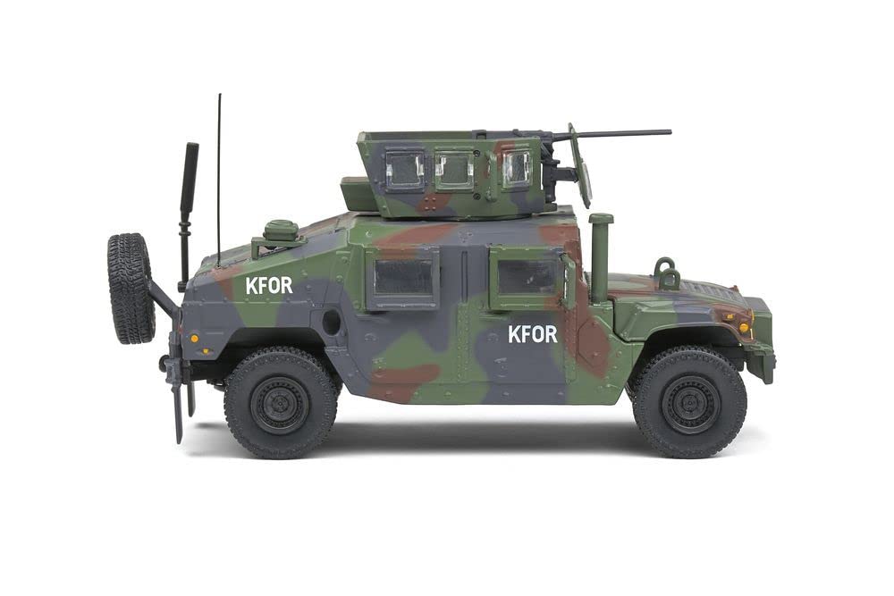 Solido -M1115 Humvee No Miniature Car Collection, 4800104, Green