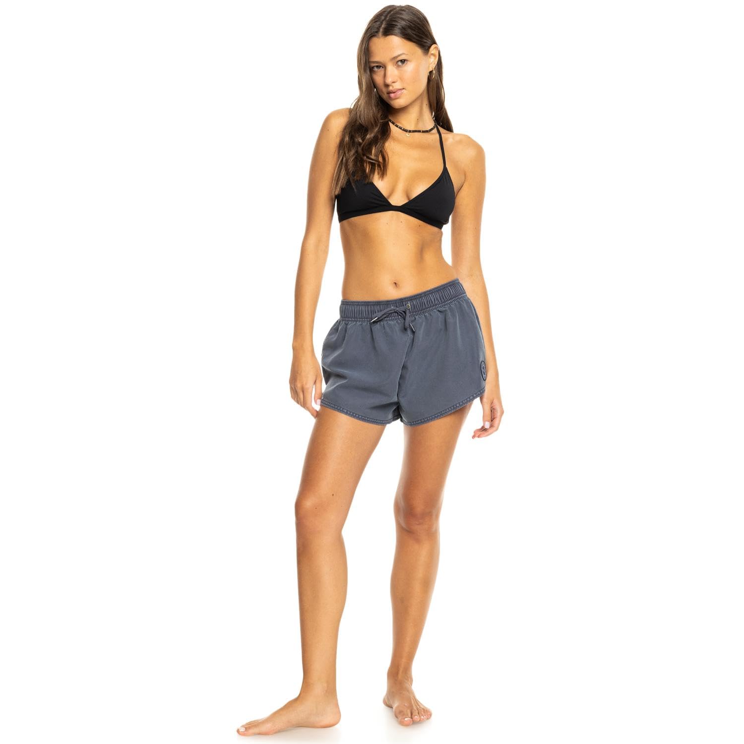 Roxy Damen Beach Casual Shorts – Loose Fitted, Elastic Waist Drawcord Swim Shorts, Quick-Dry Boardshorts (1er Pack)