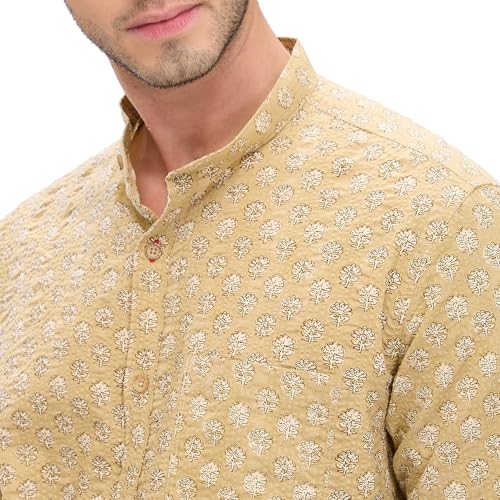 Image of Spykar Men's Slim Fit N /A Full Sleeve Printed Casual Shirts