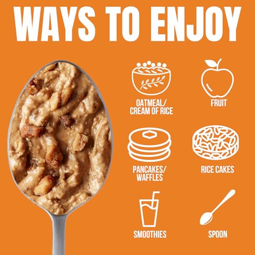 Fit Butters Charley\'s Famous Carrot Cake Cashew Almond Butter (Vegan) Spread - Added Protein and Coconut Oil, Low Carb, Low Sugar, Gluten Free, Complete Protein Dessert Flavored Nut Butter - Thumbnail 4