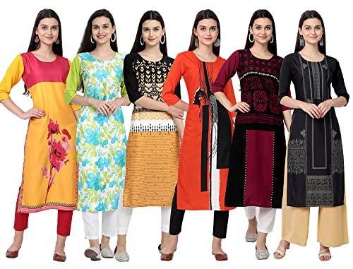 Image of Women's Crepe Straight Kurta