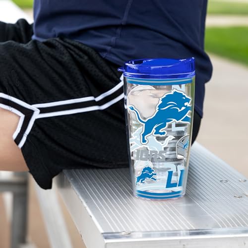 Image of Rico Industries NFL Football Double Wall Mayhem 16oz Tritan Tumbler W Lid