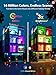 addlon Permanent Outdoor Lights, Smart RGB+IC LED Lights for House & Outdoor Decor, App & Remote Control, Scene Modes, IP67 Waterproof for Christmas, Holiday, Valentine's Day Decorations, 200FT