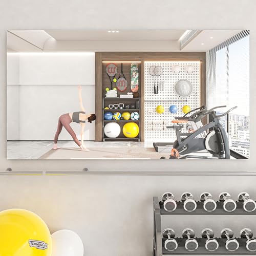 Hasipu Home Gym Workout Mirror 72' L x 36' W-1pc Large...