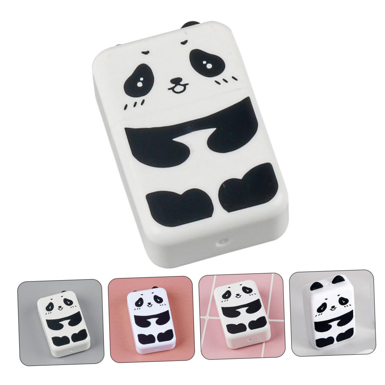 SHINEOFI 4 Sätze Panda Radiergummis Kreative Bleistiftradierer Für Zeichnungen Für Schulbedarf Und Bastelprojekte Praktische Schreibwaren Für Zuhause Und Büro 10 Stück * 4