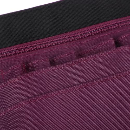 FONDOTIN ナース用多機能ウエストポーチ 軽量コンパクト設計 ペン 収納可能 介護 作業用ツールベルト レディースパープル