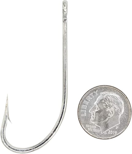 Miniatura 2 de Rite Angler O'Shaughnessy - Gancho de mango largo (paquete de 50) #2, 1, 10, 20, 30, 40, 50, 60, 70, 80, 90, 100 pesca en agua salada