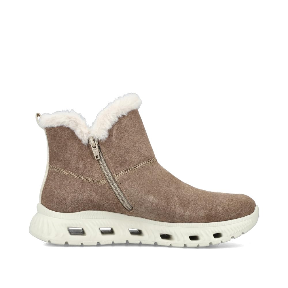Rieker Mujer Botas M6050, señora Botas de Invierno,Repelente,riekerTEX