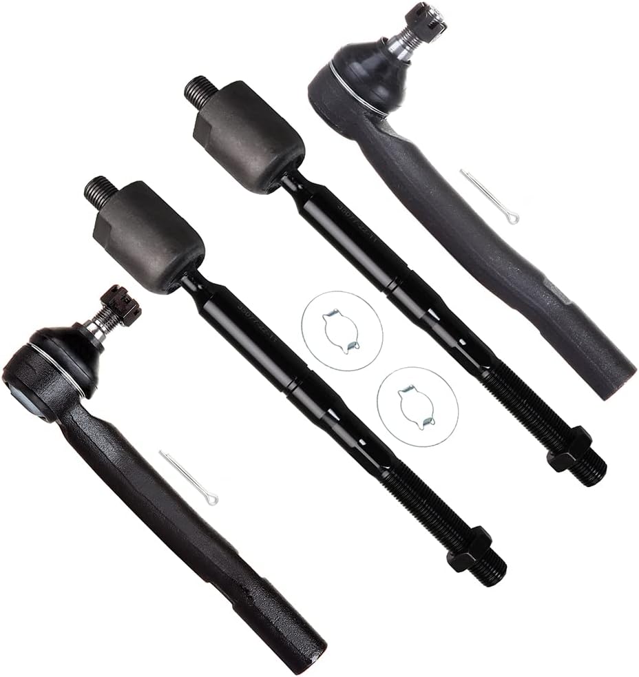 SCITOO 4pcs Suspension Kit Fit 2007-2011 For Toyota Camry 2005-2012 Avalon 2007-2012 For Lexus ES350 - Outer Inner Tie Rod End
