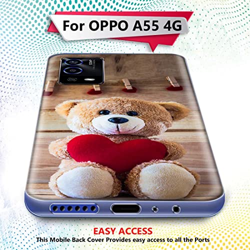 Image of Fashionury Designer Case for Oppo A55 - Printed Back Cover - D0668