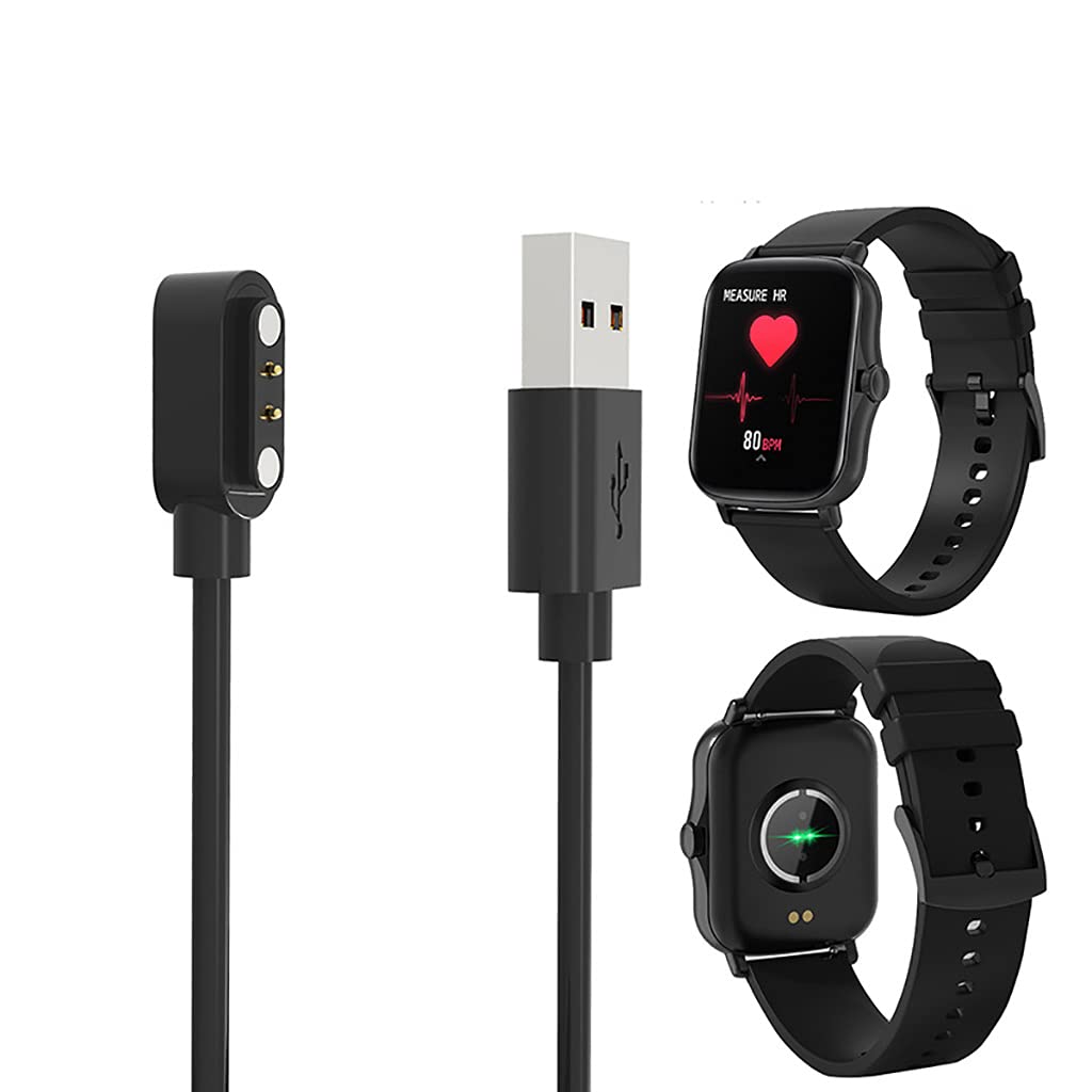 Cavo Di Ricarica Magnetico Per Smartwatch XINGHESF P58, 100 Cm, Con Protezione Da Cortocircuito, Nero - 2