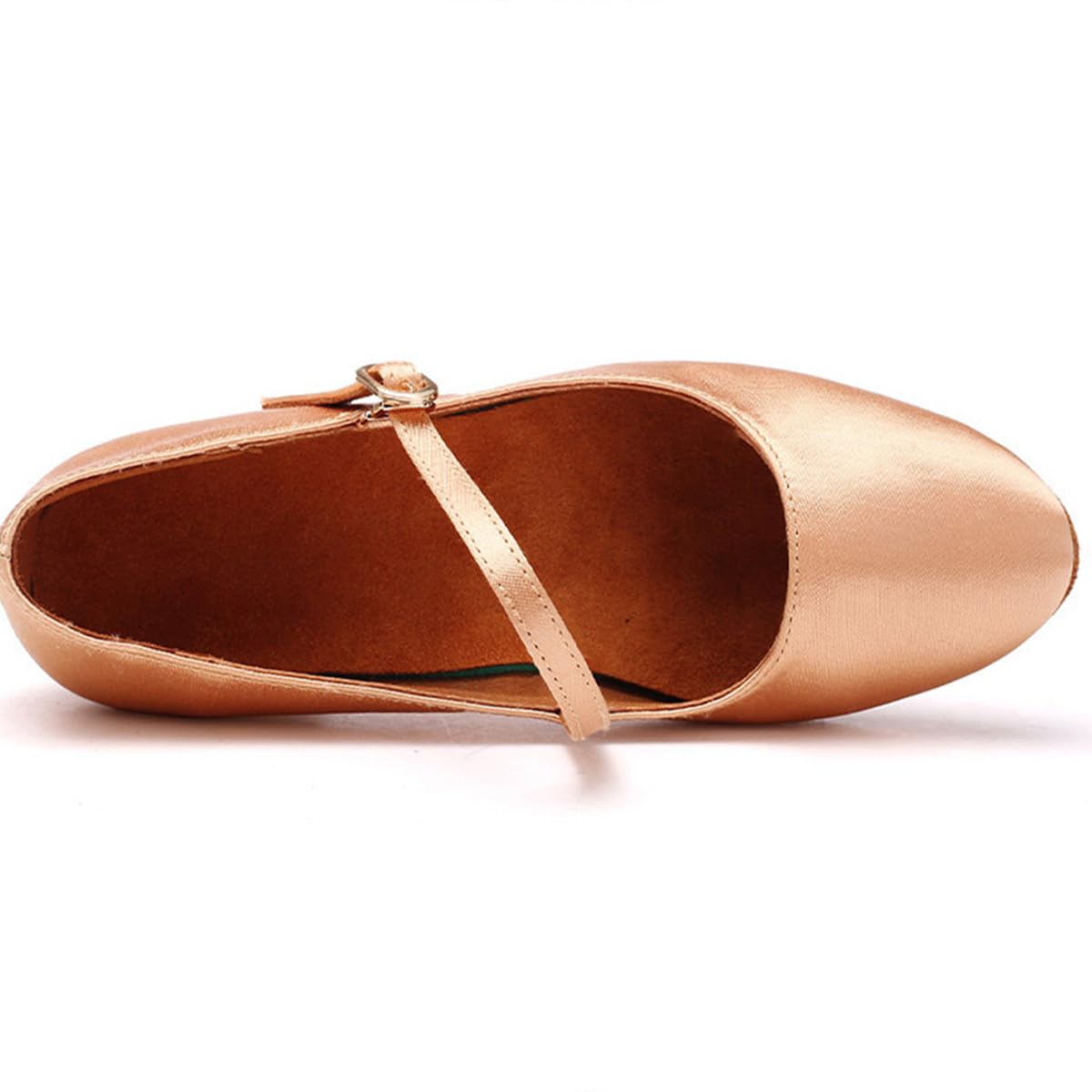 Zapatos de Baile Latino Mujer Cerrados Tango Zapatos de Baile Tango Salsa Bachata Moderno Vals con Tacón de 3.5cm Suela de Ante