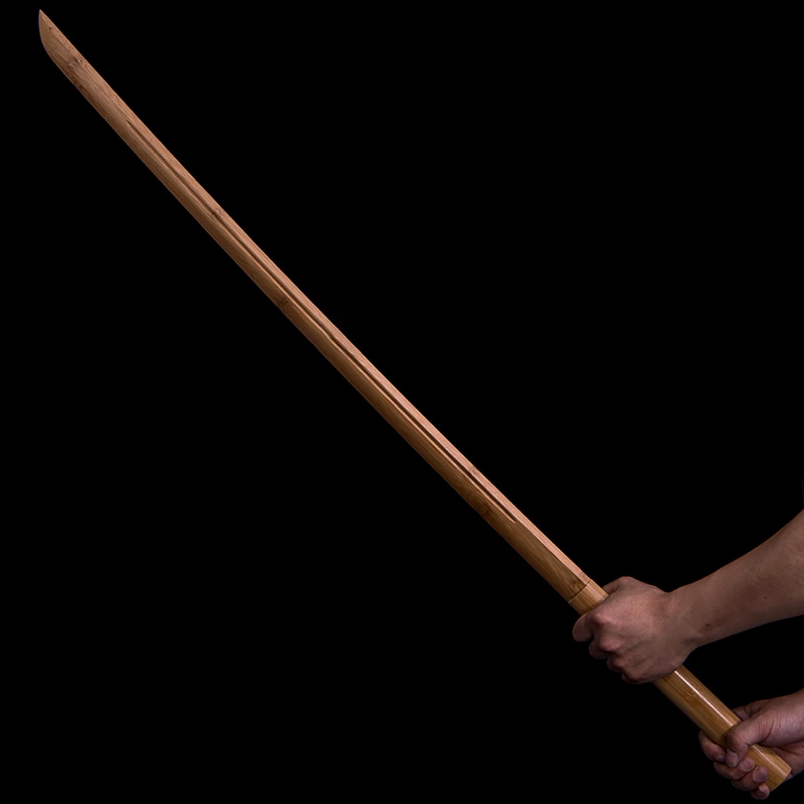 103cm natürliches Bambus-Katana,Kendo-Übungs-Bokken,handgefertigte Samurai-Schwerter aus Holz,Trainingsschwert aus Holz als Geschenk,Dekoration,Cosplay