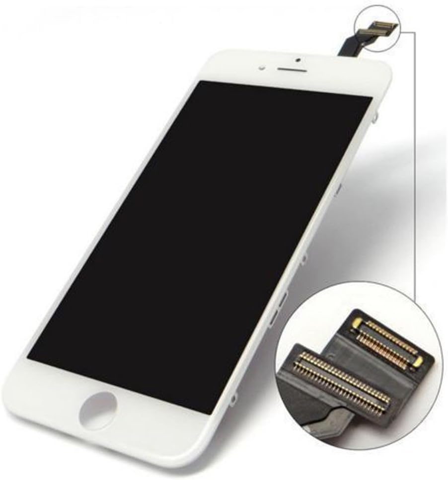 LCD Screen Replacement Digitizer Assembly Display + Repair Tool Kits (For iPhone 6 White)