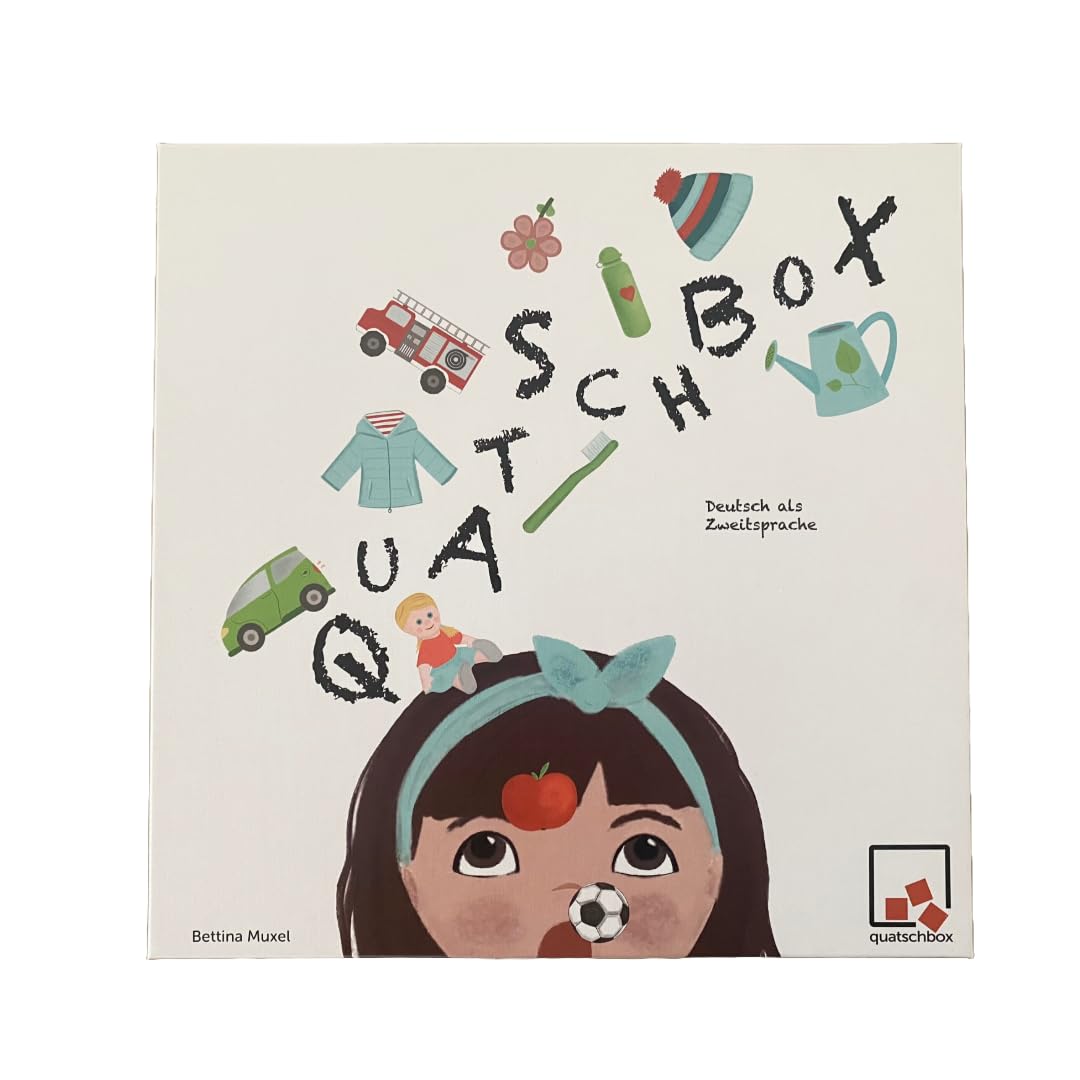 Quatschbox - DaZ: umfangreiches Sprachfördermaterial | Bilderbuch + Lernspiele für Kinder mit Deutsch als Zweitsprache | spielerisches Deutschlernen im Kindergarten und zu Hause